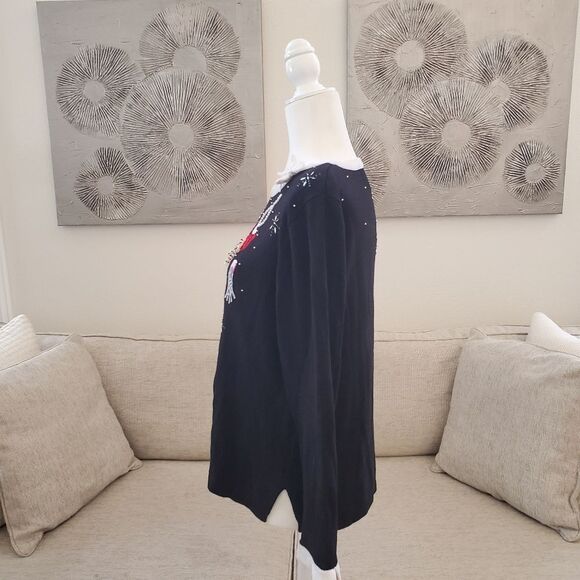 Berek Embellished Christmas Fancy Outfit Sweater sz Med - Picture 4 of 9